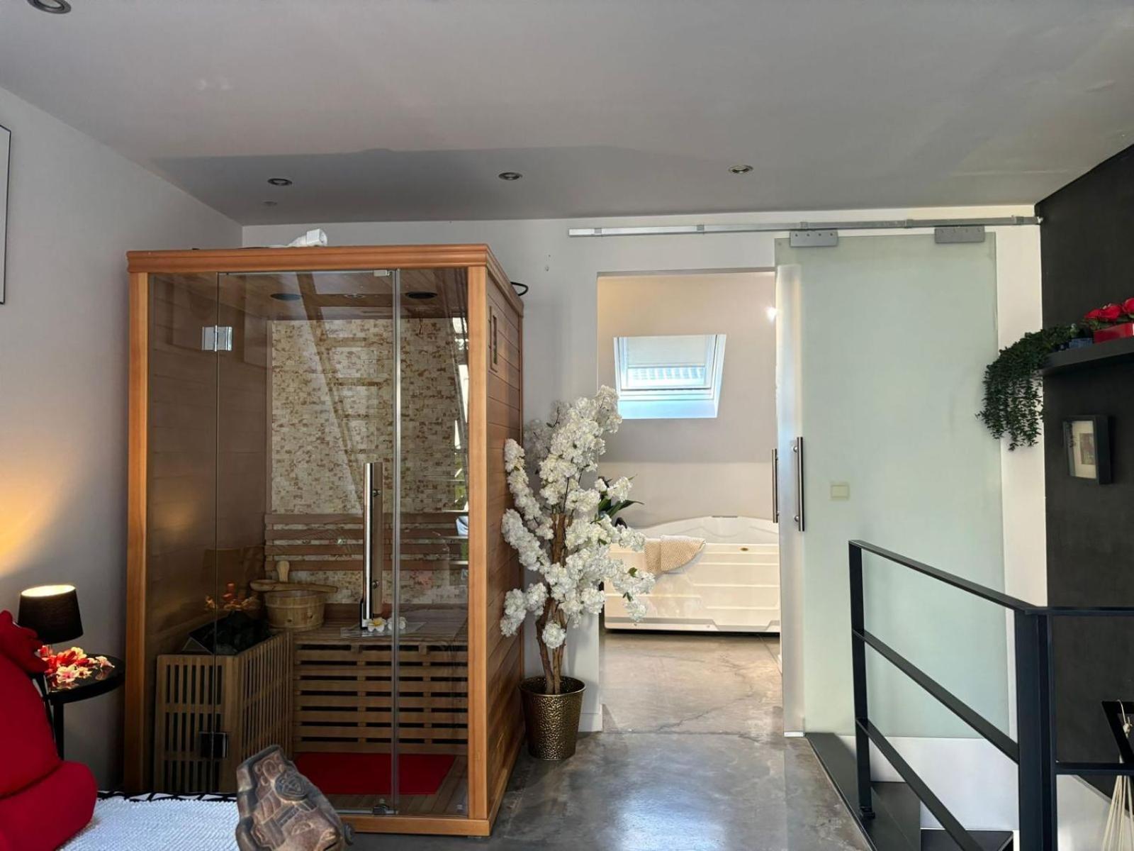 Apartamento Wellness Loft With Sauna, Jacuzzi, Roof Terrace & Amazing View Amberes Exterior foto